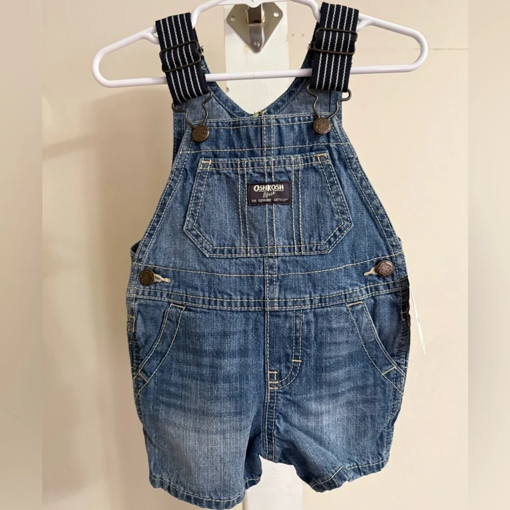 NWT Oshkosh B’Gosh Denim Shortalls